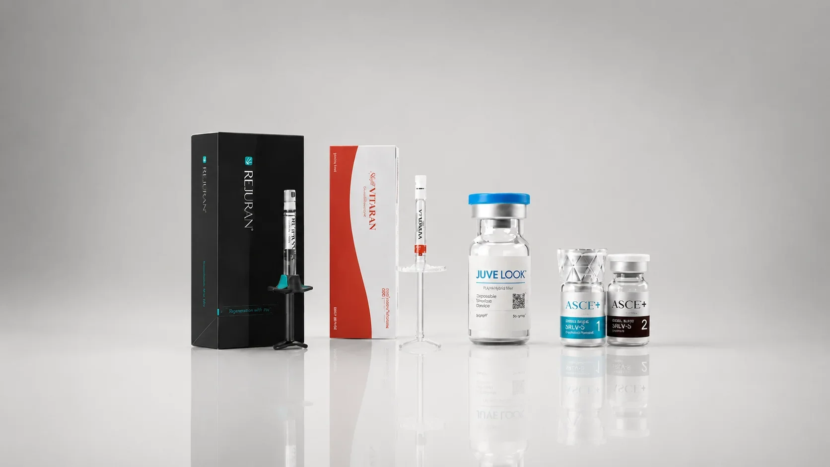 Reference image of skin booster products